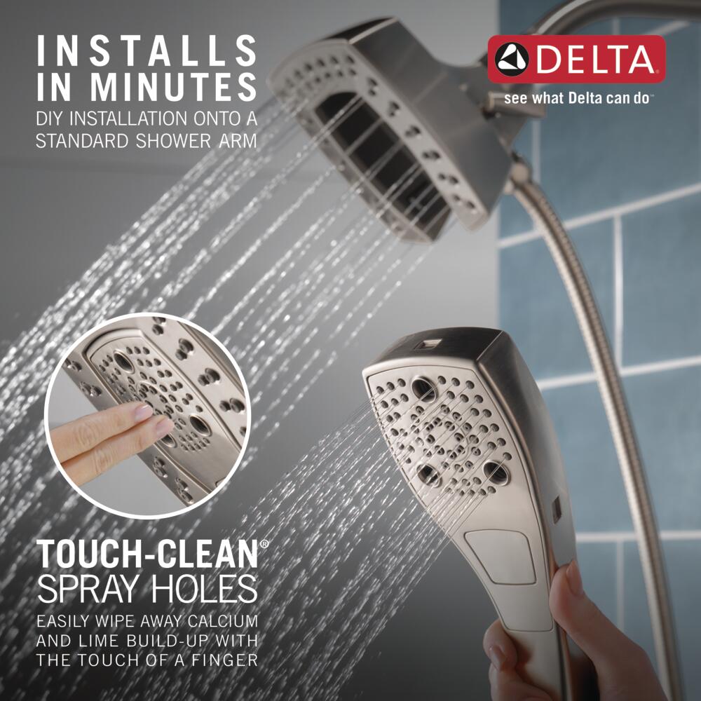 Delta H2Okinetic In2ition 5-Setting 2-in-1 Showerhead