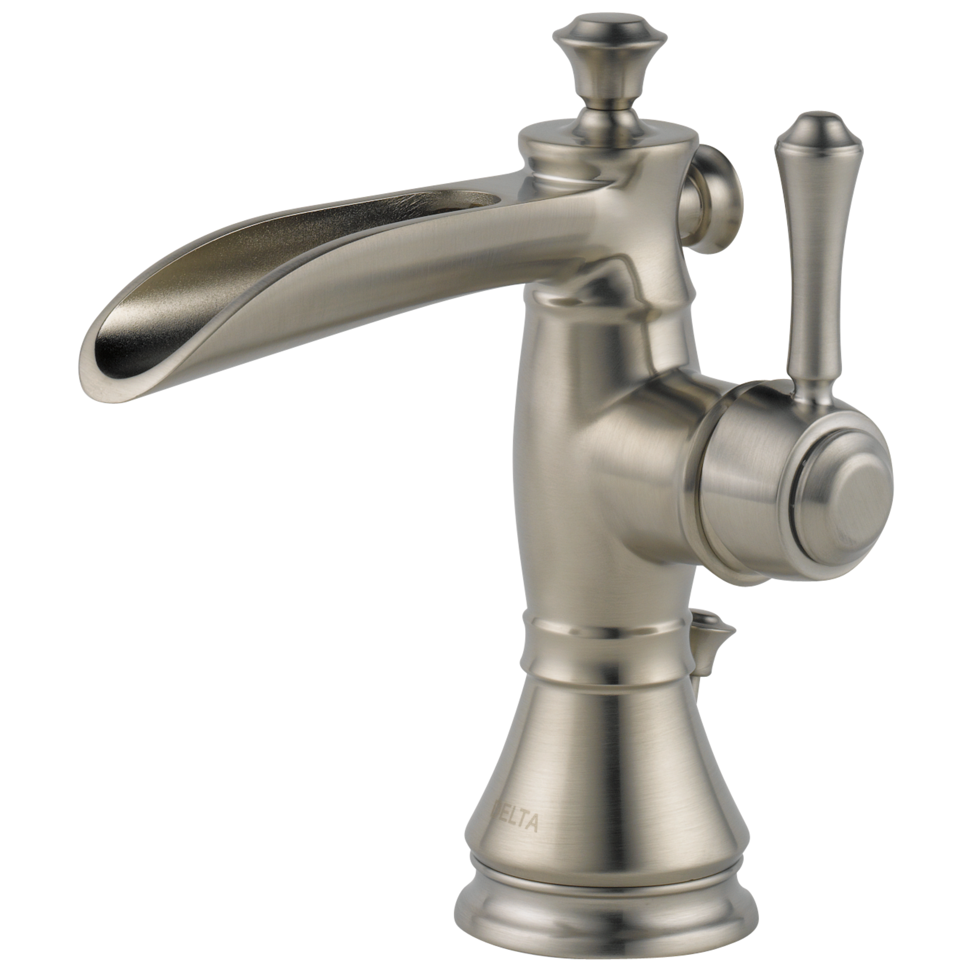 Delta Cassidy Single Handle Single-Hole Channel Bathroom Sink Faucet