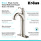 Kraus Riviera Tall Vessel Bathroom Faucet