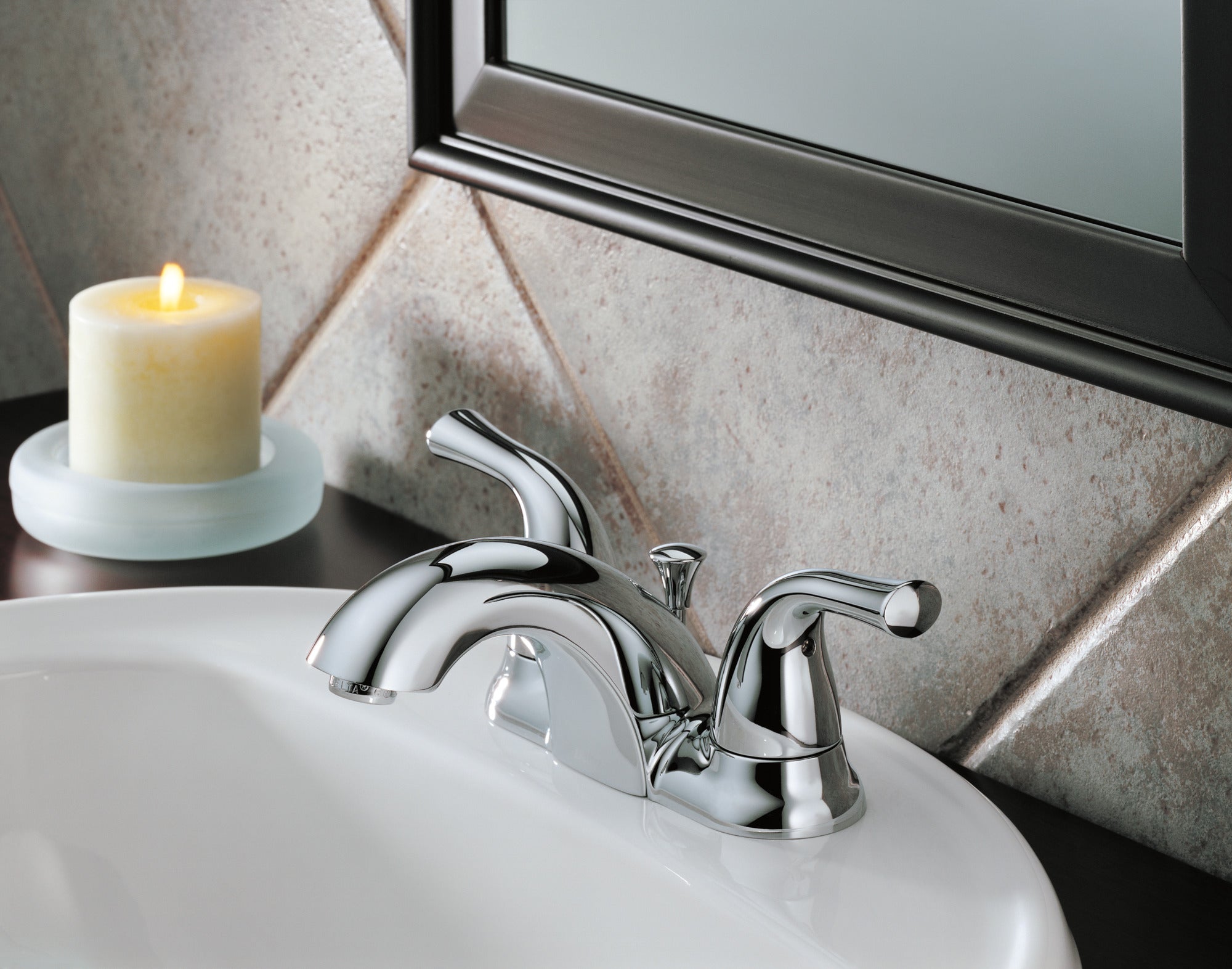 Delta Classic 2 Handle Bathroom Faucet Certified Refurbished