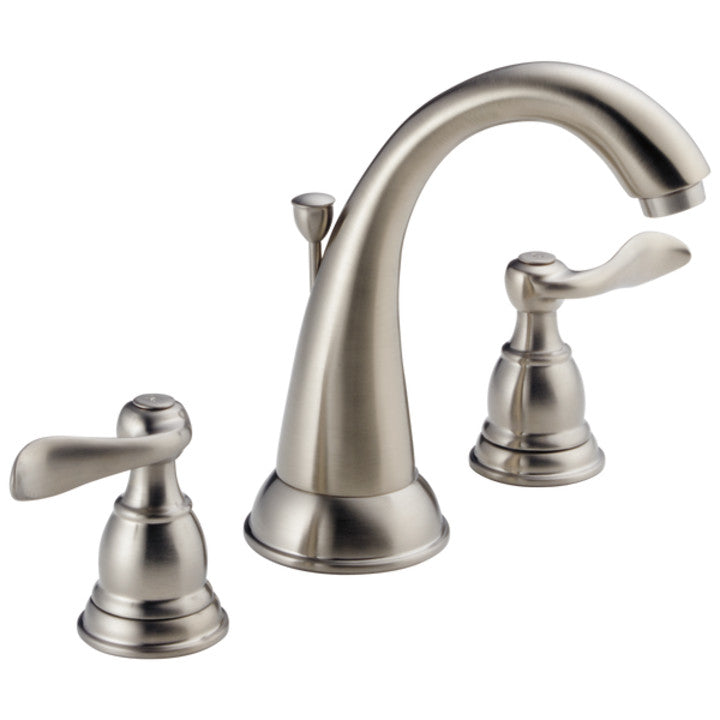 Delta Windemere Two Handle Widespread Bathroom Sink Faucet