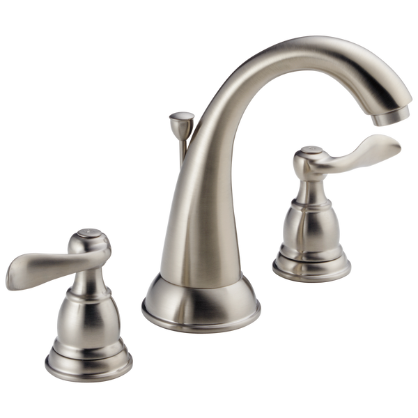 Delta Windemere Two Handle Widespread Bathroom Sink Faucet