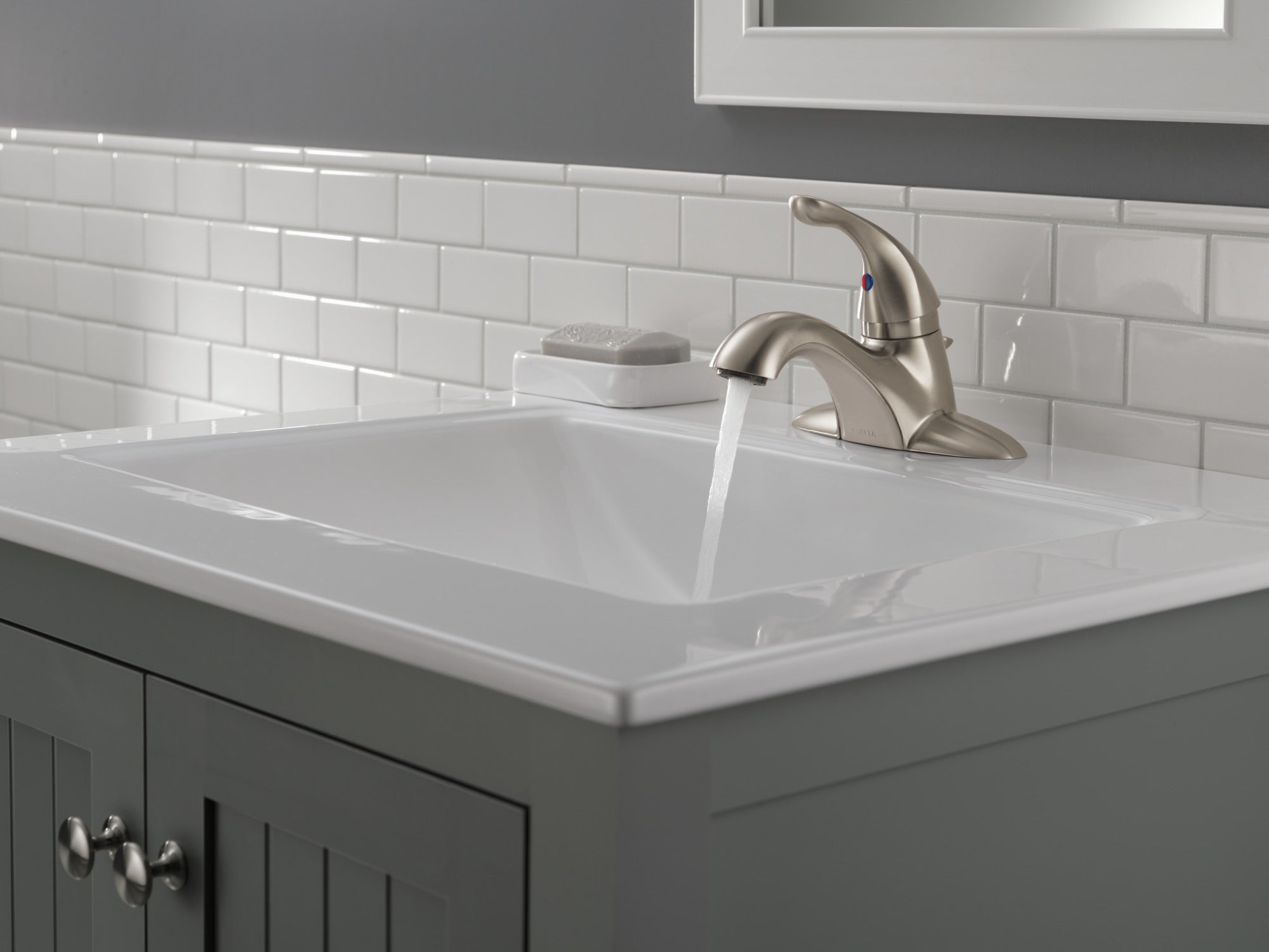 Delta Classic Centerset Bathroom Faucet Single Handle Certified Refurbished
