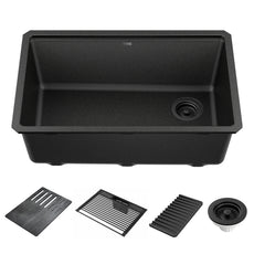 Delta Everest 30 in. Granite Composite Kitchen Sink Undermount Single Bowl