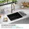 Kraus Pintura 21 in. Undermount Porcelain Single Bowl Kitchen Sink