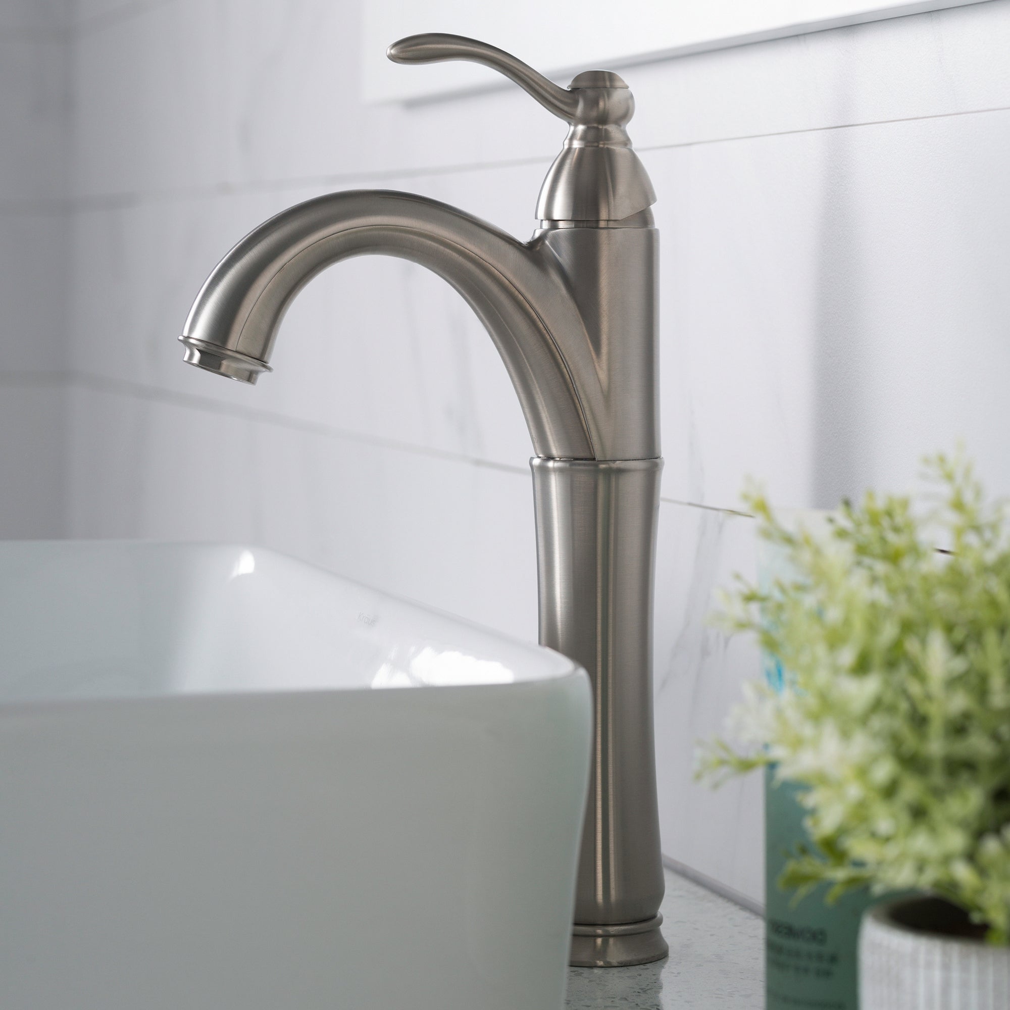 Kraus Riviera Tall Vessel Bathroom Faucet