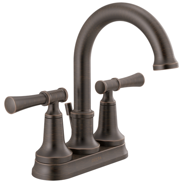 Delta Chamberlain Two Handle Centerset Bathroom Sink Faucet