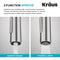 Kraus Oletto Tall Modern Pull-Down Single Handle Kitchen Faucet