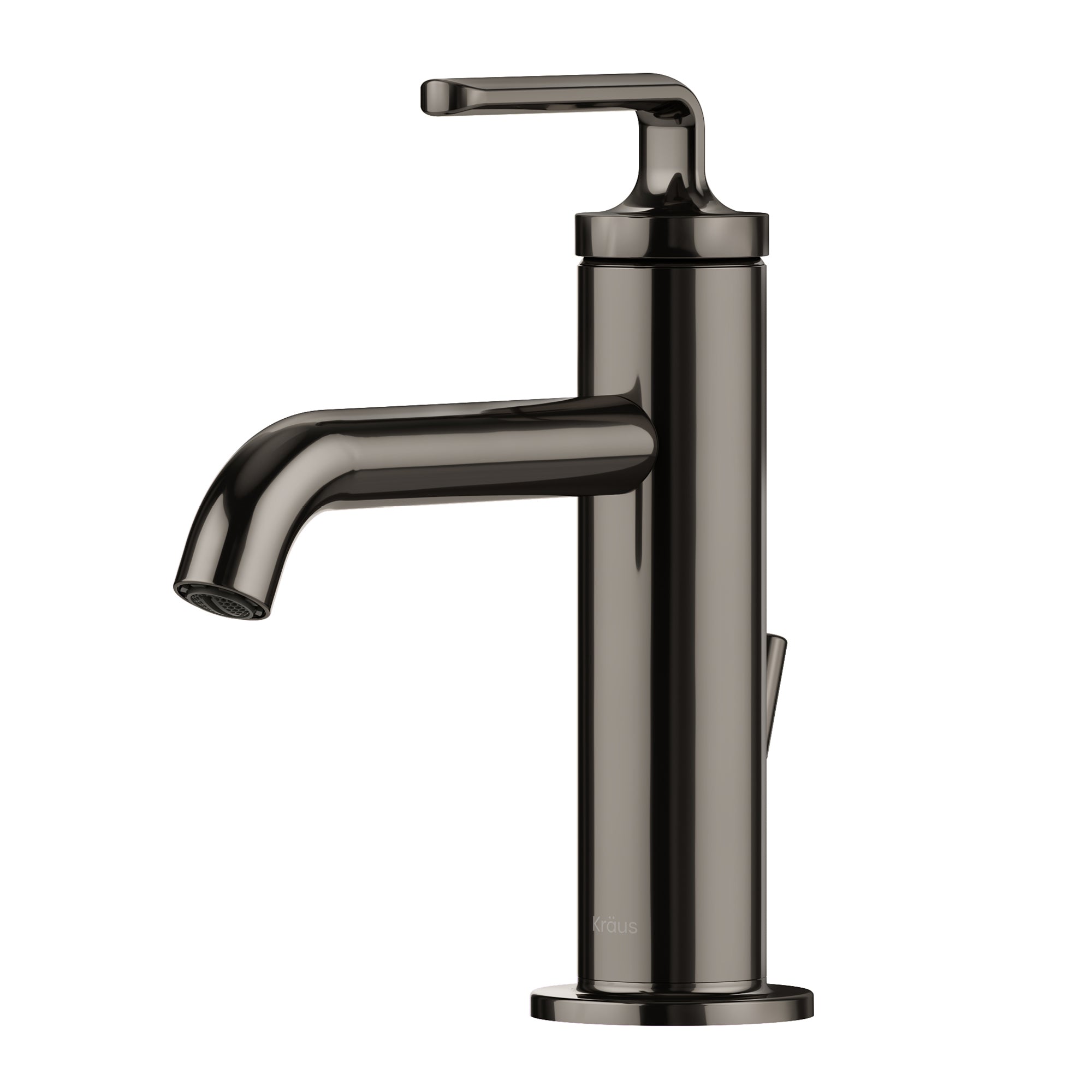 Ramus Single Handle Bathroom Sink Faucet with Lift Rod Drain