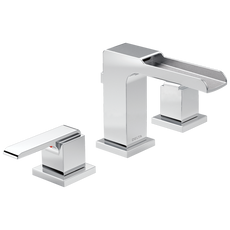 Delta Ara Two Handle Widespread Channel Bathroom Sink Faucet