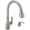 Delta Charmaine Pull-Down Kitchen Faucet with Soap Dispenser