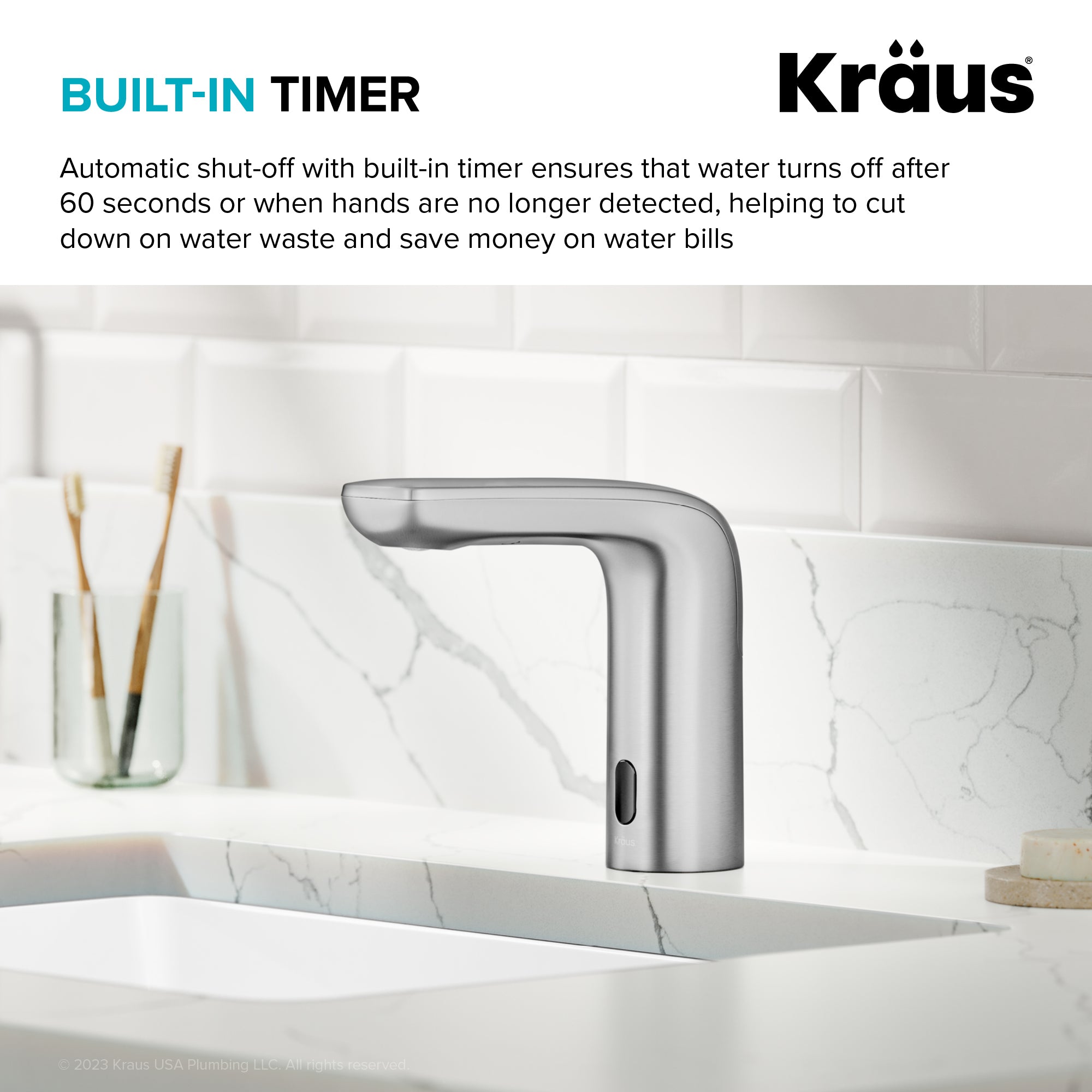 Kraus Indy Touchless Sensor Bathroom Faucet