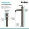 Ramus Single Handle Vessel Bathroom Faucet with Pop-Up Drain