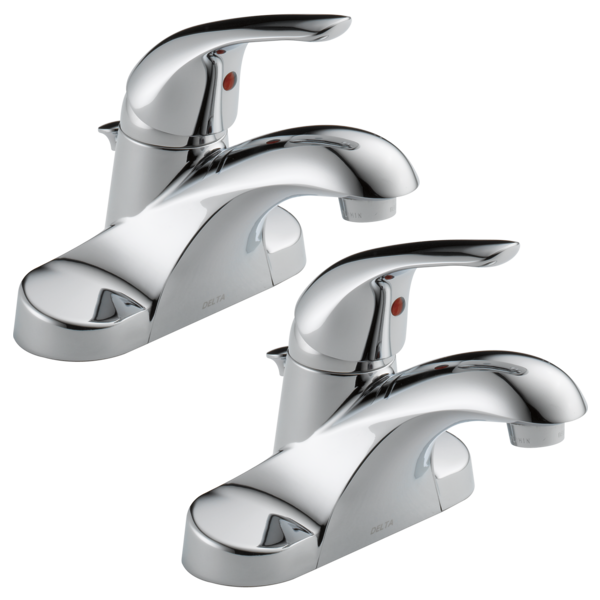 Delta Foundations Centerset Bathroom Sink Faucet Eco-Friendly