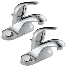 Delta Foundations Centerset Bathroom Sink Faucet Eco-Friendly