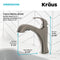 Kraus Oren Spot Free Stainless Steel Finish Dual Function Pull-Out Kitchen Faucet