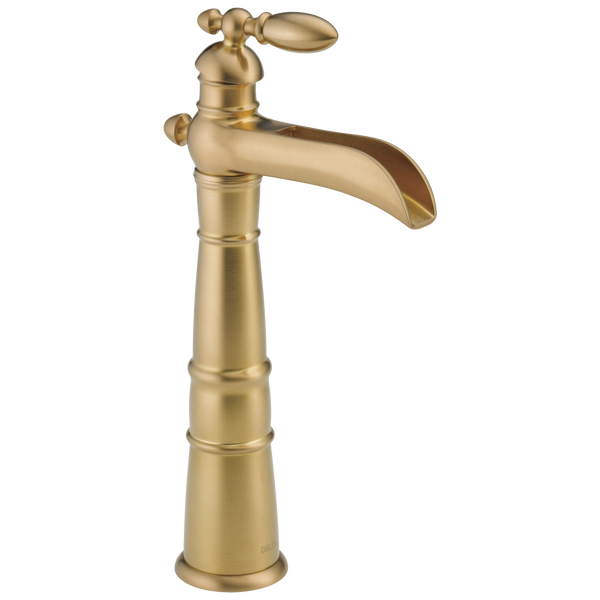 Delta Victorian Single Handle Vessel Bathroom Sink Faucet without Drain