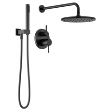 Delta Modern Modern 1-Spray Raincan Wall Mount Fixed and Handheld Shower Head 1.75 GPM