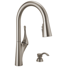 Delta Cason Single Handle Pull-Down Kitchen Faucet