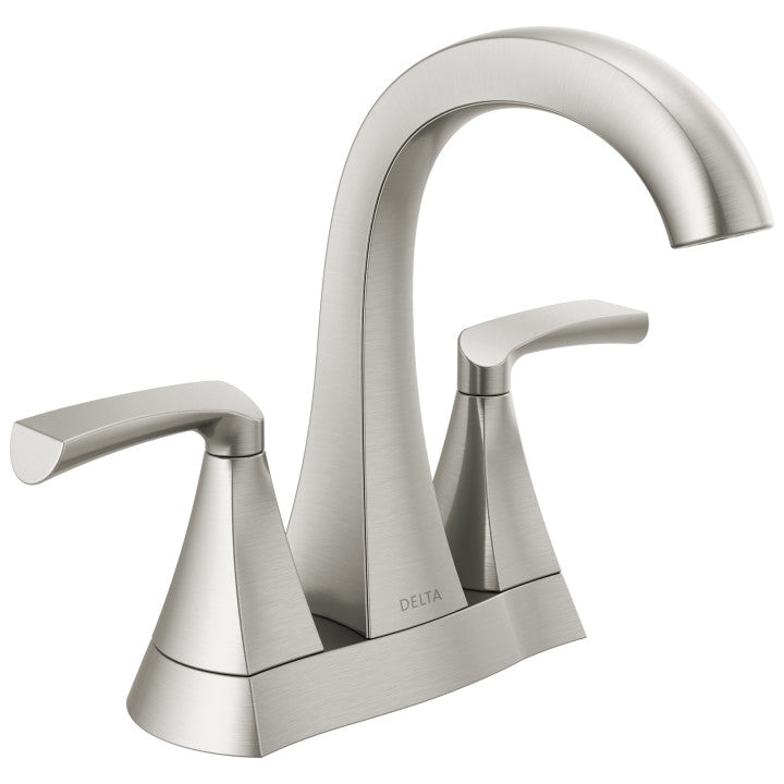 Delta Pierce Two Handle Centerset Bathroom Sink Faucet