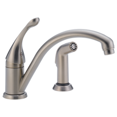 Delta Collins Single Handle Kitchen Faucet with Spray