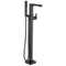 Delta Ara Single Handle Floor-Mount Tub Filler Trim with Hand Shower