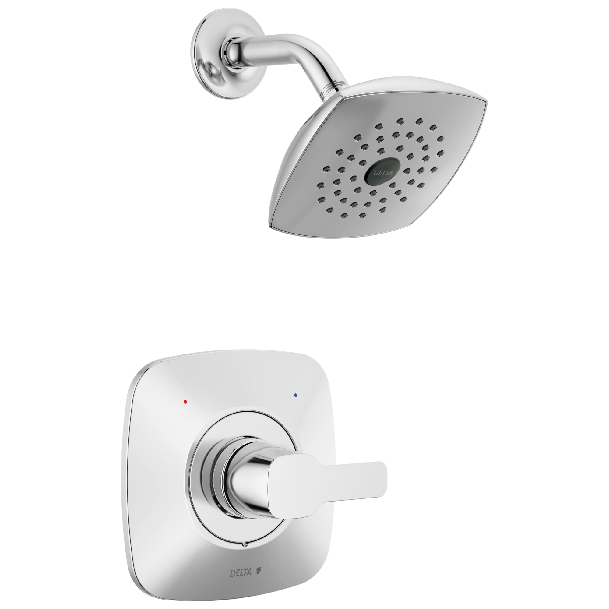 Delta Modern Transitional Single Handle Wall-Mount Shower Only Trim Kit (Valve Not Included)