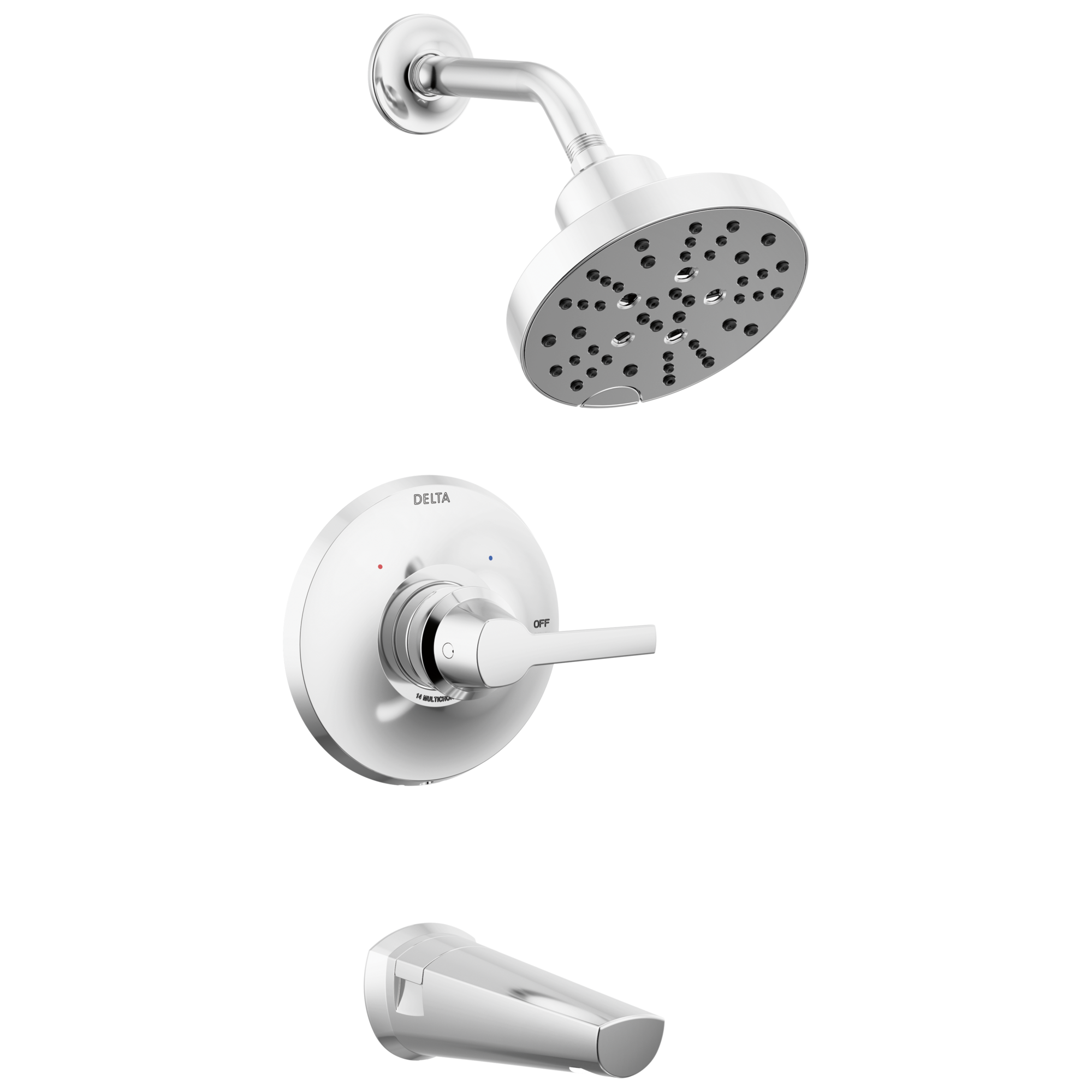 Delta Galeon 14 Series Tub Shower Trim with H2OKinetic