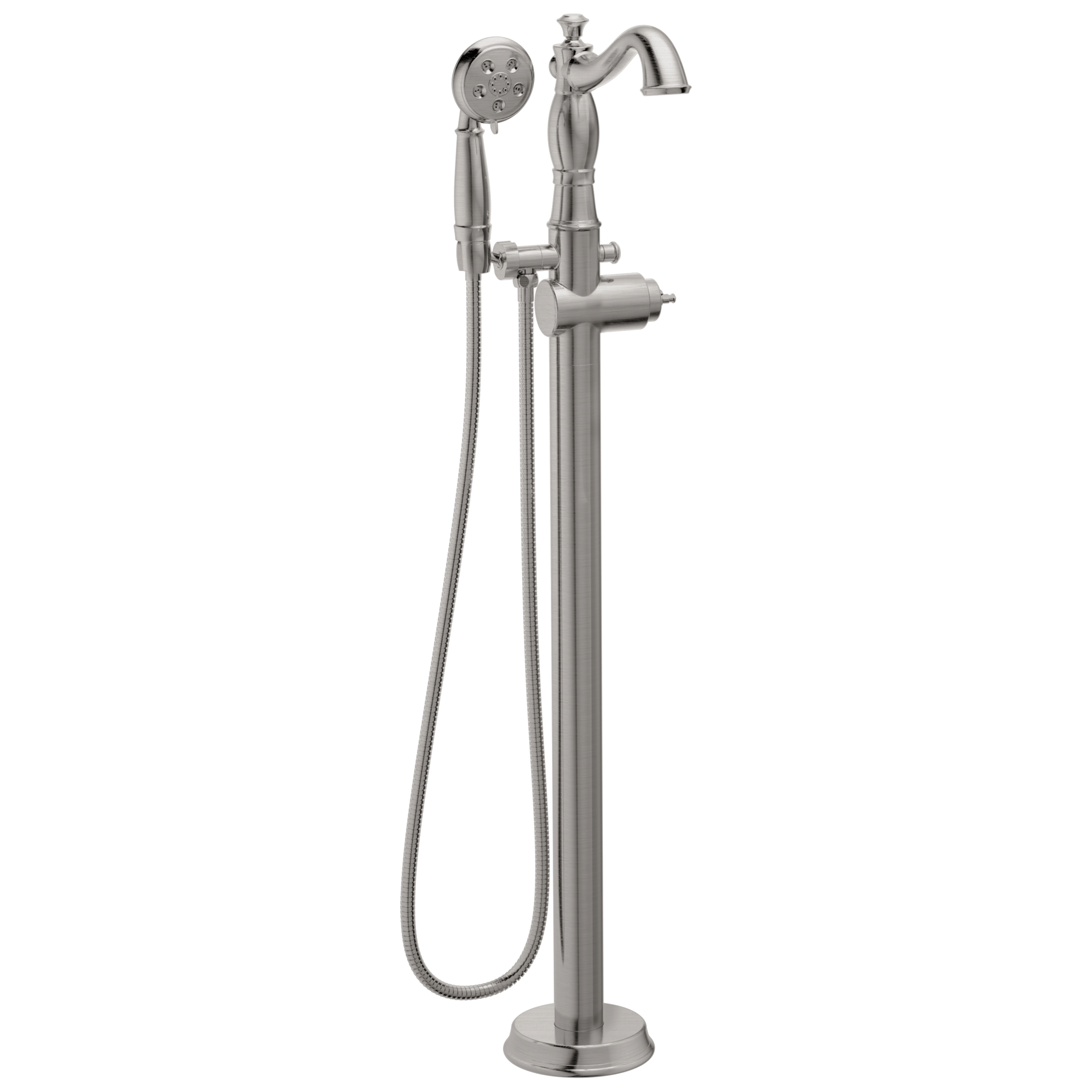 Delta Cassidy Tub Filler Trim with Hand Shower Less Handle