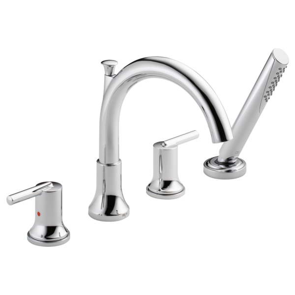 Delta Trinsic Two Handle Roman Tub Faucet Trim with Hand Shower