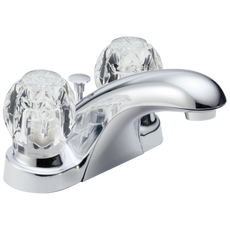 Delta Foundations Two Handle Centerset Bathroom Sink Faucet