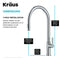 KRAUS Oletto High-Arc Single Handle Pull-Down Kitchen Faucet