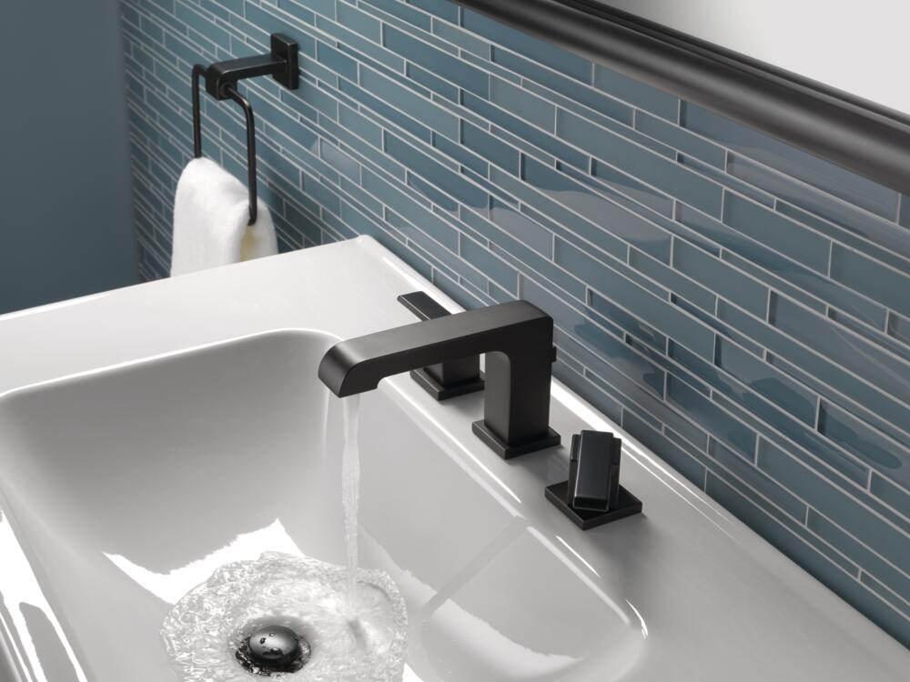 Delta Ara Two Handle Widespread Bathroom Sink Faucet