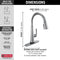 Delta Emmeline Single Handle Pull-Down Kitchen Faucet with Touch2O