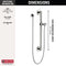 Delta Universal ADA Shower Kit-Round Contemporary