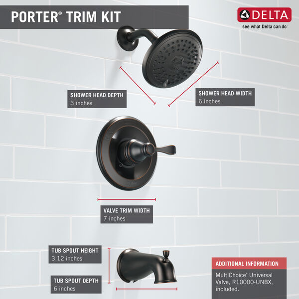 Delta Porter Monitor 14 Series Tub & Shower