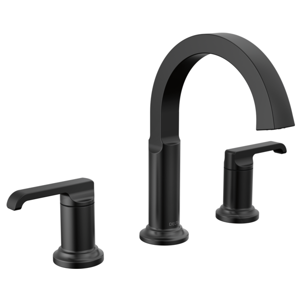 Delta Tetra 8 in. Widespread Double-Handle Bathroom Sink Faucet