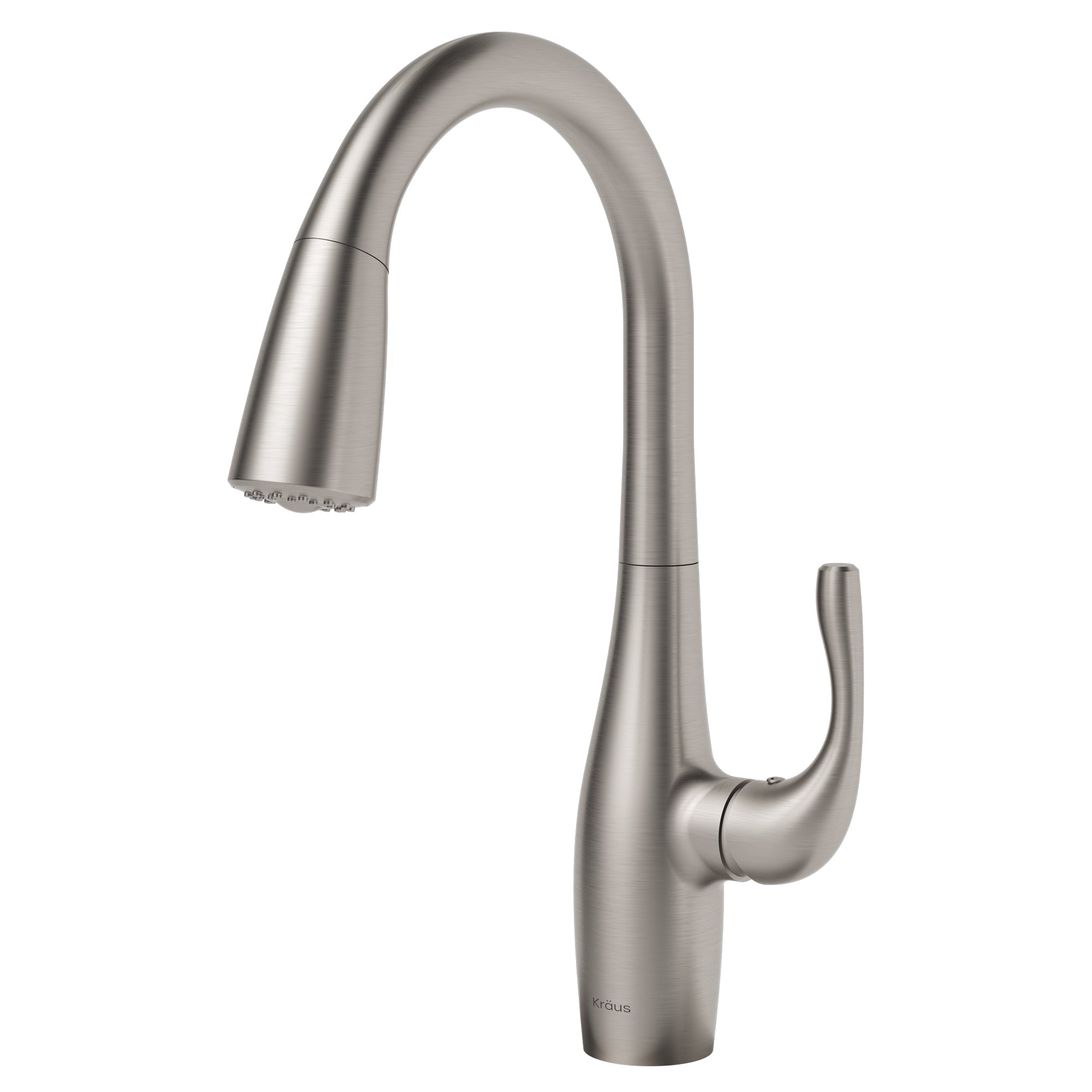 KRAUS Esina Spot Free Stainless Steel Finish Dual Function Pull-Down Kitchen Faucet