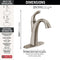 Delta Sandover 1-Handle Centerset Bathroom Faucet