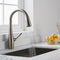 KRAUS Esina Spot Free Stainless Steel Finish Dual Function Pull-Down Kitchen Faucet