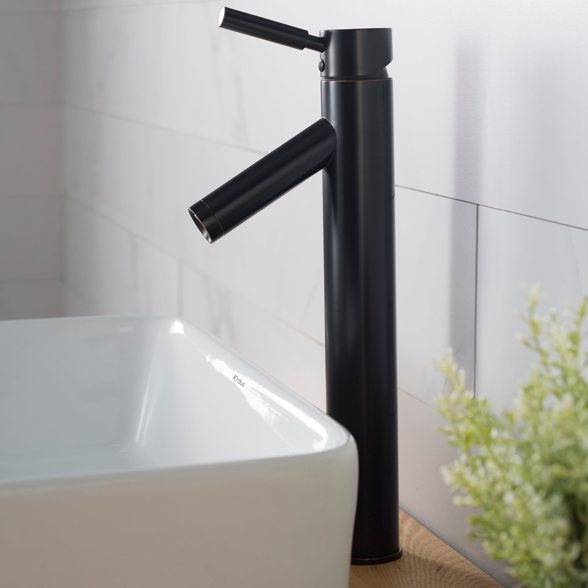 Kraus Sheven Tall Vessel Bathroom Faucet