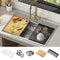 Kraus ADA Workstation 33 inch 55 Stainless Steel Kitchen Sink Certified Refurbished
