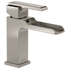 Delta Ara Single Handle Single-Hole Channel Bathroom Sink Faucet