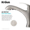 Kraus Oren Spot Free Stainless Steel Finish Dual Function Pull-Out Kitchen Faucet