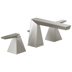 Delta Trillian Two Handle Widespread Bathroom Sink Faucet Metal Pop-Up