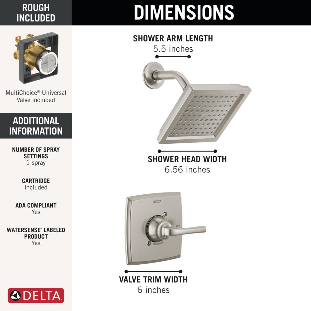 Delta Geist Monitor 14 Series Shower