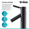 Kraus Sheven Tall Vessel Bathroom Faucet