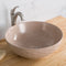KRAUS Viva Round Porcelain Ceramic Vessel Bathroom Sink, 16 1/2 in. D x 5 1/2 in. H