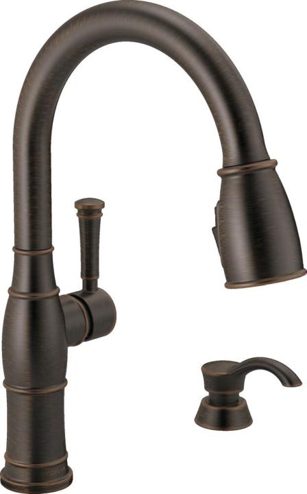 Delta Valdosta Single Handle Pull-Down Kitchen Faucet