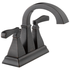 Delta Lakewood Two Handle Centerset Bathroom Sink Faucet